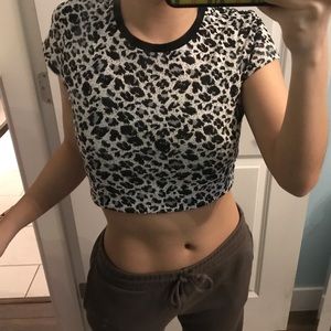 guess cheetah top